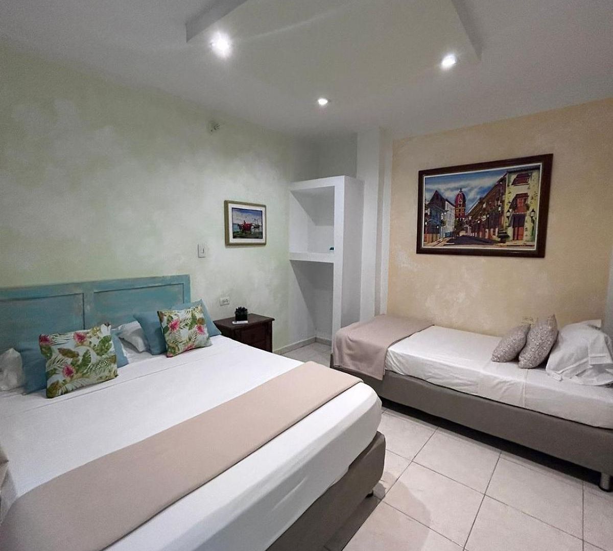 3cb-1 De 3 Alcobas En El Centro Historico Con Aire Acondicionado Y Wifi Apartment Cartagena