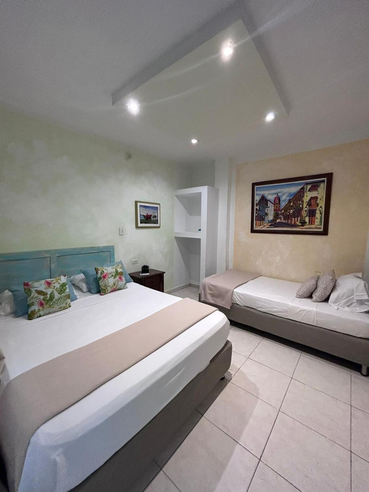 3cb-1 De 3 Alcobas En El Centro Historico Con Aire Acondicionado Y Wifi Apartment Cartagena