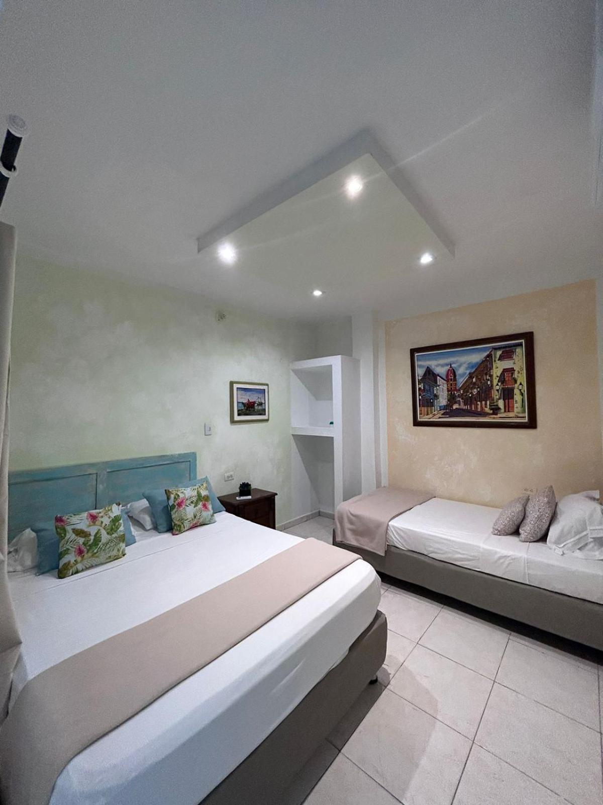 3cb-1 De 3 Alcobas En El Centro Historico Con Aire Acondicionado Y Wifi Apartment Cartagena